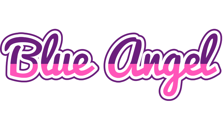 Blue Angel cheerful logo